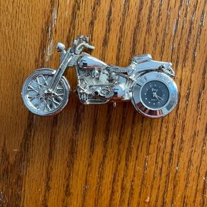 Motorcycle desk clock